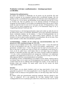 Discussienota: zaadbankanalyse (25/03/04)