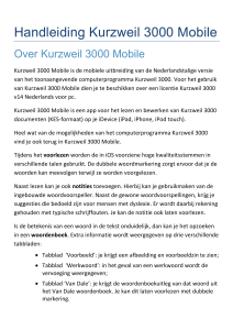Handleiding Kurzweil 3000 Mobile