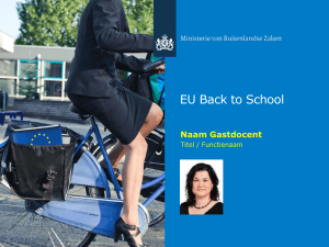 `Powerpoint EU back to school` Onbekend document