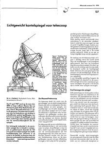 Lichtgewicht kantelspiegel voor telescoop