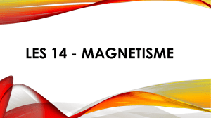 les 14 - magnetisme