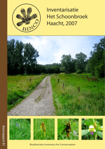 Inventarisatie Het Schoonbroek Haacht, 2007