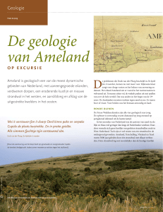 De geologie van Ameland