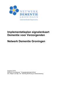 Implementatie signalenkaart verzorgenden