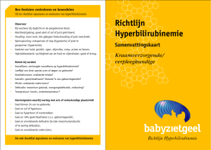 Richtlijn Hyperbilirubinemie