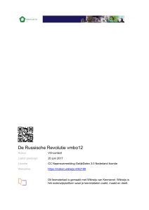 De Russische Revolutie vmbo12 | PDF-versie