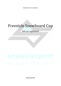Freestyle Snowboard Cup - Sneeuwsport Vlaanderen