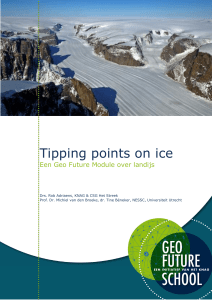 Tipping points on ice