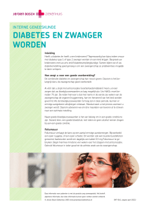 Diabetes en zwangerschap - Jeroen Bosch Ziekenhuis