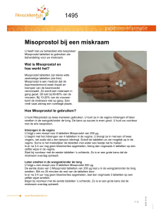 pdf Misoprostol bij een miskraam