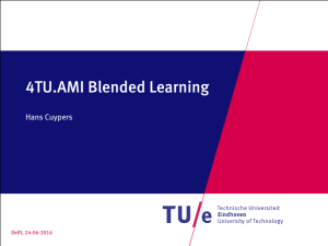 4TU.AMI Blended Learning