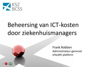 PowerPoint Presentation - Frank Robben`s webpage