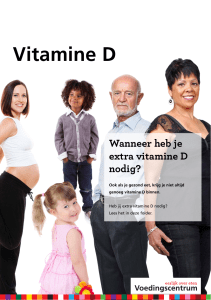 Vitamine D - Huisartsenpraktijk Ugchelse Kei