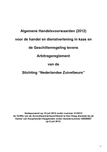 Algemene Handelsvoorwaarden (2012) voor de handel en