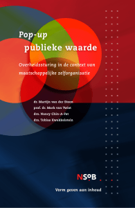 Pop-up publieke waarde - Nederlandse School voor Openbaar