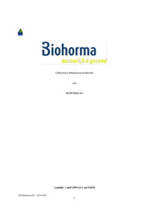 Biohorma cao 2014 2016