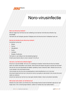 Noro-virusinfectie