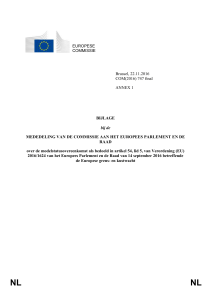 Modelstatusovereenkomst tussen de Europese unie en [derde land