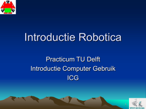 Introductie Robotica