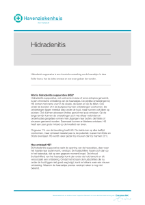 Haarzakjes ontsteking (hidradenitis en deroofing)