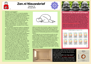 Zen.nl nieuwsbrief 29 maart 2013
