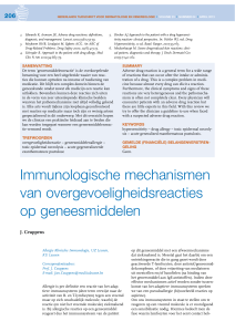 Immunologische mechanismen van