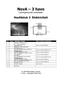NovA - Hoofdstuk 3 Elektriciteit