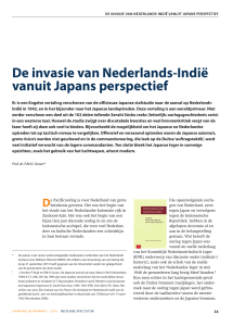 De invasie van Nederlands-Indië vanuit Japans