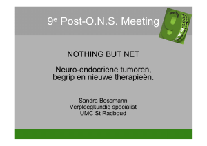 2012 Neuro endocrine tumours