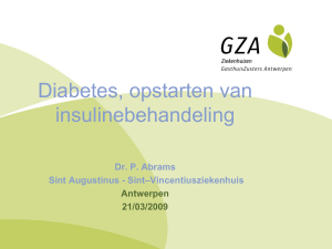 Behandeling van type 2 diabetes