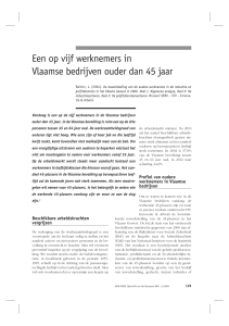 Een op vijf werknemers in Vlaamse bedrijven