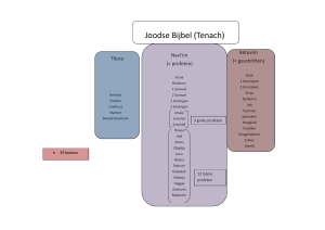 39 boeken 12 latere profeten 3 grote profeten Joodse Bijbel (Tenach