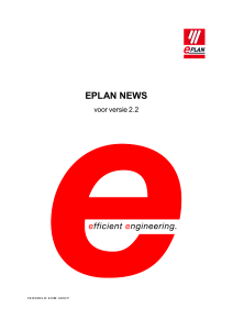 EPLAN NEWS voor versie 2.2