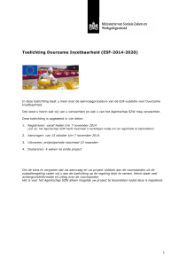 Toelichting Duurzame Inzetbaarheid (ESF-2014-2020)