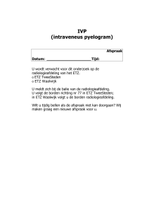 IVP (intraveneus pyelogram)