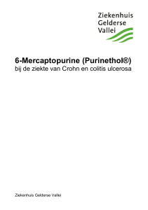 6-Mercaptopurine (Purinethol®) bij de ziekte van Crohn en colitis