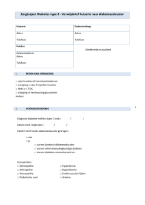 Verwijsbrief diabeteseducator