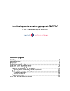 Handleiding software debugging met GDB/DDD
