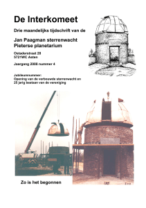 Jaargang 2008 nummer 04 - Jan Paagman Sterrenwacht