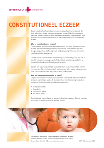 Constitutioneel eCzeem - Jeroen Bosch Ziekenhuis