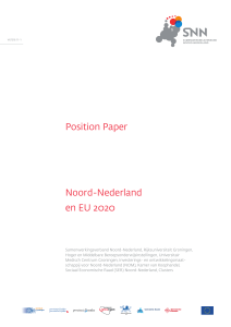 Position Paper Noord-Nederland en EU 2020