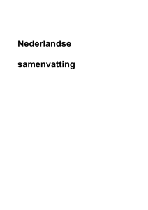 Nederlandse samenvatting
