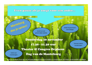 Donderdag 10 november 17.30 - 21.30 uur Theater