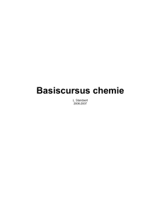 Basiscursus chemie
