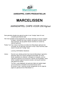 aardappel chips produktielijn marcelissen