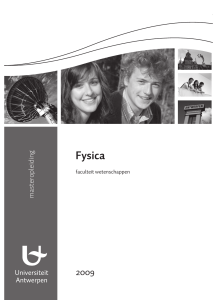 Fysica - Associatie Antwerpen