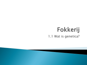 Fokkerij - Wikiwijs Maken