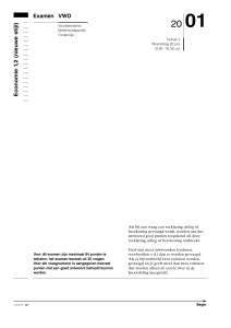 2001 herexamen - Economielokaal