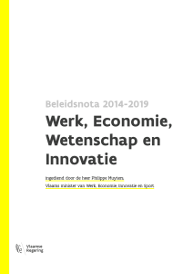 Werk, Economie, Wetenschap en Innovatie