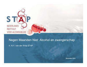 Local alcohol policy in the Netherlands A quick overview